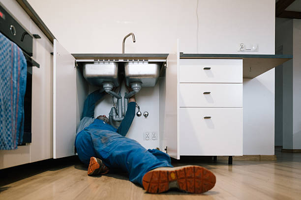 Professional Drain Cleaning technician working in North Springfield, PA